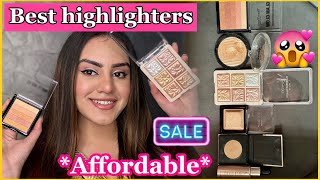 Best affordable highlighters😍 Top 6 highlighters under ₹500  Amazon makeup finds  kp styles [upl. by Ardme]