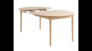 MARSTRAND dining table  JYSK [upl. by Nojad729]