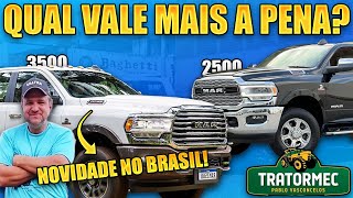 RAM 2500 OU RAM 3500 QUAL A MELHOR DELAS AGUENTAM O SERVIÇO PESADO UM SONHO DO POVO AGRO [upl. by Walker]