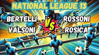 Finale Vincenti 🏆Valsoni  Bertelli VS Rossoni  Rosica  National League 13 [upl. by Notsirt469]