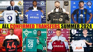 ALL CONFIRMED TRANSFERS SUMMER 2024 ✅️Taremi To InterMbappé To Madrid Branthwaite To Man United 🔥 [upl. by Euqinmod]