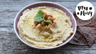 Bestes Hummus Rezept I gesunder und einfacher Brotaufstrich  Dip [upl. by Larissa]