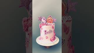 Barbie Cake edibledecorations cakedecoration barbiecake [upl. by Ernst262]