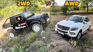 Mercedes ML 250 vs Maruti Gypsy  Yeh kaise comparison hai😕 [upl. by Larson]