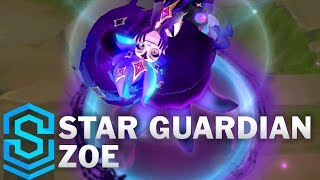 Star Guardian Zoe Skin Spotlight  PreRelease  League of Legends [upl. by Yuu]