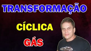 UM GÁS IDEAL SOFRE A TRANSFORMAÇÃO CÍCLICA ABCDA CONFORME O GRÁFICO  Eng CarlosRods [upl. by Lalittah]