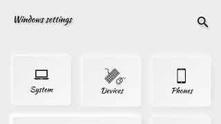 Skeuomorphism  Neumorphism  Minimalistic mobile design  Windows 10 Settings  Figma design [upl. by Eyllom]