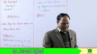 Ch4  Lec12  Graham s Law of Diffusion and Effusion Chemistry 11 Javedlqbal [upl. by Cony]