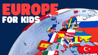 Europe for Kids  Learn interesting facts and History about the European Continent [upl. by Wight]