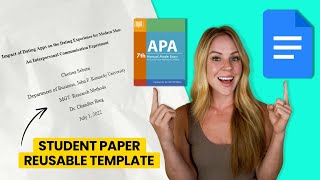 Format a Student Paper in APA 7th Style Using Google Docs [upl. by Mallory539]