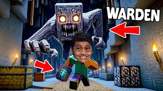 SNEAKING IN WARDEN HOUSE FOR RARE TRIMS Minecraft S2 [upl. by Tedmund]