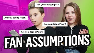 Reading Assumptions about us Ft Piper Rockelle  Gavin Magnus Our first kiss [upl. by Anneiv]