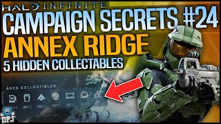 Halo Infinite ANNEX RIDGE AREA  5 MUST GET HIDDEN ITEMS  SECRET COLLECTABLES  Complete Guide [upl. by Crim618]