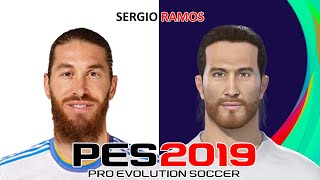 SERGIO RAMOS  PES 201920202021  FACE BUILD amp STATS [upl. by Eipper]