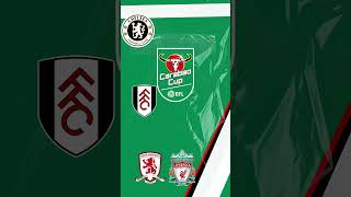 Carabao Cup SemiFinal draw [upl. by Bork]