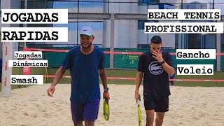 BEACH TENNIS PROFISSIONAL  melhores jogadas  estratégia de jogo  treino [upl. by Angelika236]