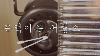 NO TALKING ASMR｜면봉이 끈적이는데 기부니가 좋아｜Sticky Ear Cleaning amp Tapping｜3DIO PRO 2 [upl. by Ludba886]