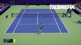 TIEBREAK  Karen Khachanov Vs Rafael Nadal I US Open I Expert Difficulty PS5 [upl. by Alisander]