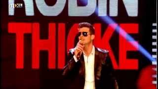 Robin Thicke LIVE bij X Factor 20130705 [upl. by Ylahtan82]