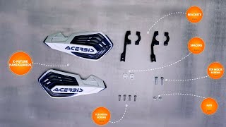 ACERBIS XFUTURE Handguards  Installation Guide [upl. by Naerb186]