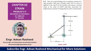 29 Chapter 2  Strain  Mechanics of Materials by RC Hibbeler [upl. by Ossie]