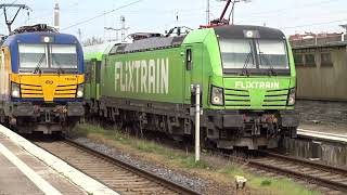 FlixTrain baubedingter Halt in BerlinLichtenberg FLX1236 Köln Hbf [upl. by Sihon]