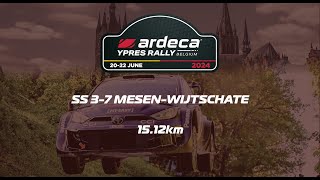 Ardeca Ypres Rally 2024  SS 37 MesenWijtschate [upl. by Atilek579]