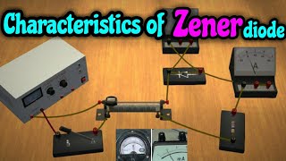 Characteristics of Zener diode experiment  zener diode  VI graph of zener diode  class 12 zener [upl. by Serg]