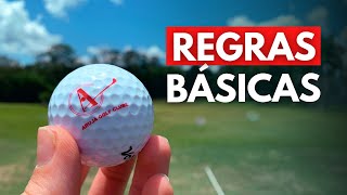 REGRAS BÁSICAS do GOLFE 🏌️ para INICIANTES [upl. by Etyak898]