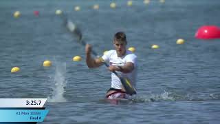 Mens K1 1000m Final  2023 ICF Canoe Kayak Sprint World Cup Poznan [upl. by Thormora]