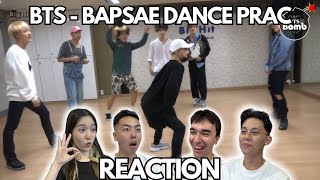 BTS BAPSAE DANCE PRACTICE REACTION [upl. by Puritan499]