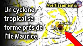 alerte cyclone tropical Ile Maurice et la RéunionMétéo du 26 février 2024 [upl. by Rawdan]