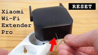 MI Repeater Pro WiFi Extender • Factory reset [upl. by Esinel]