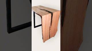 Making a Waterfall Side Table from a Live Edge Slab [upl. by Linkoski]