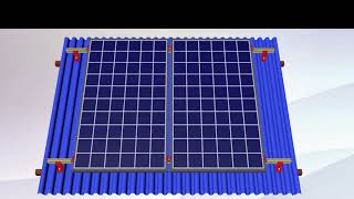 Solar PV Panel Mounting on Asbestos Roof [upl. by Xela406]