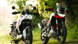 Ducati Desert X vs Aprillia Tuareg 660 [upl. by Morven476]