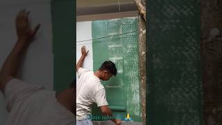 Quick Wall Painting Techniques construction shorts [upl. by Aime]