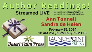 Live Author Q amp A February 25 2024 10AM PST1PM EST7PM CET Ann Tonnell and Sandra de Helen [upl. by Davide382]