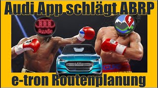 etron Routenplanung mit der Audi App [upl. by Rebna151]