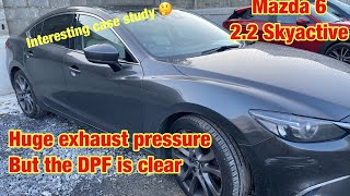 Mazda 6 huge exhaust pressure but the DPF is clear [upl. by Enrichetta833]