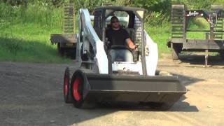 2007 BOBCAT A300 SKID STEER 2 SPEED 4 WHEEL STEER AUX [upl. by Annoed]