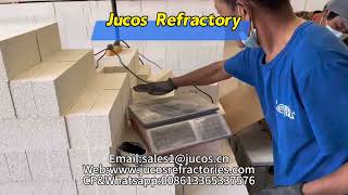 Jucos insulating mullite bricks in factory [upl. by Yssirc971]