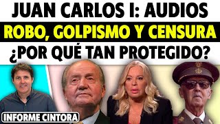 VERGÜENZA CENSURA UN REY AUDIOS ROBO Y GOLPISMO JUAN CARLOS I EMÉRITO Y BÁRBARA REY Cintora [upl. by Fillian338]