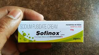 Sofinox Cream Uses Hindi  Sofinox cream  Sodium Fusidate Cream  Fusidate cream [upl. by Kettie309]