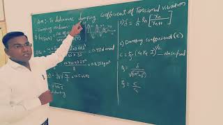 To determine Damping coefficient of Torsional Vibrations  DOM  BEMech [upl. by Neitsabes299]