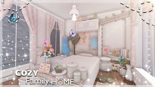 Bloxburg  20k Cozy Modern Family House Build  NO GAMEPASS [upl. by Icam]