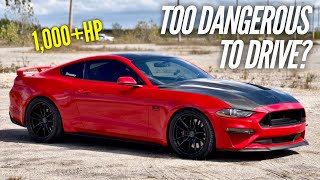 CAN YOU Daily Drive a 1000 HP Mustang GT Race Car ALMOST LOST CONTROL [upl. by Hildagard]