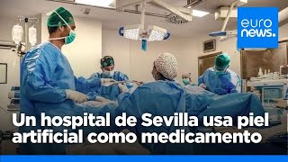 Así es como utiliza piel artificial el primer hospital de España autorizado [upl. by Auhsohey]