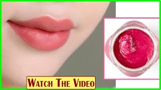 How To Get Pink Lips Naturally In 3 Days  Lighten Dark Lips Home Remedies [upl. by Delilah]