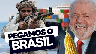 Houthis Atacam Navio que transportava Milho Brasileiro  Geopolítica [upl. by Arytahs]